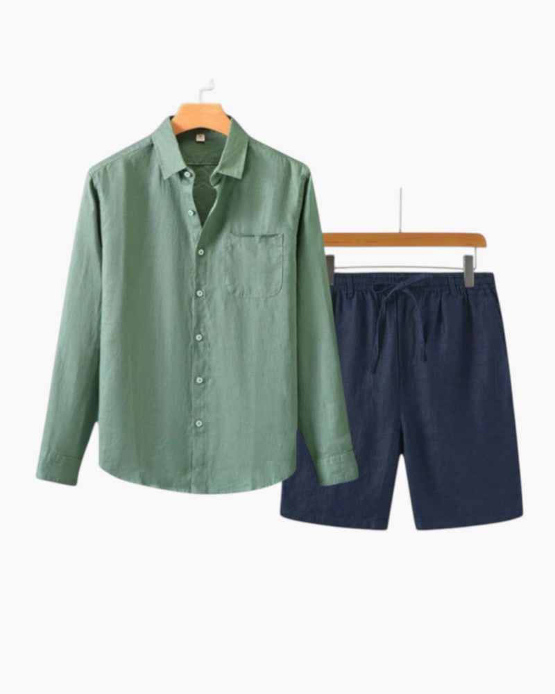 ELIRA VOGUE – LINEN SET COMBO (LONG-SLEEVE)