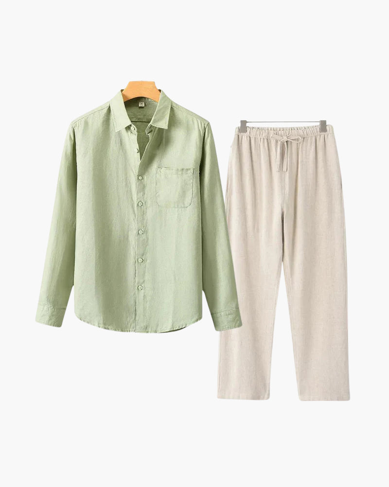 ELIRA VOGUE – LINEN SET COMBO (LONG-SLEEVE)