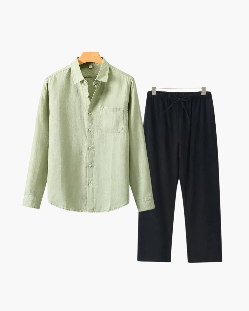 ELIRA VOGUE – LINEN SET COMBO (LONG-SLEEVE)