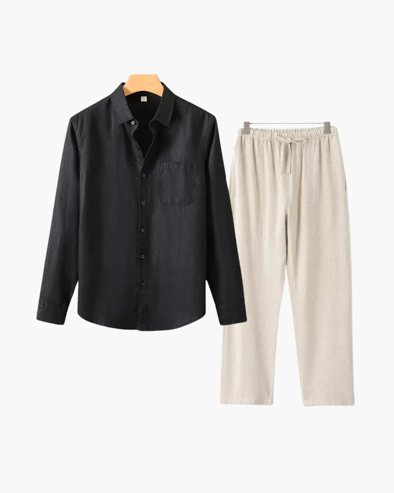 ELIRA VOGUE – LINEN SET COMBO (LONG-SLEEVE)