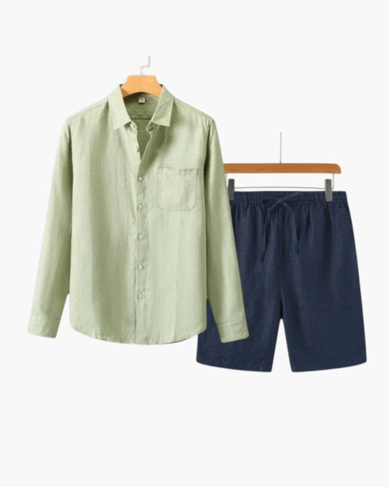 ELIRA VOGUE – LINEN SET COMBO (LONG-SLEEVE)