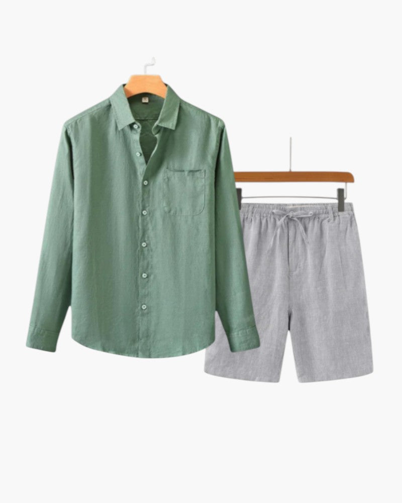 ELIRA VOGUE – LINEN SET COMBO (LONG-SLEEVE)