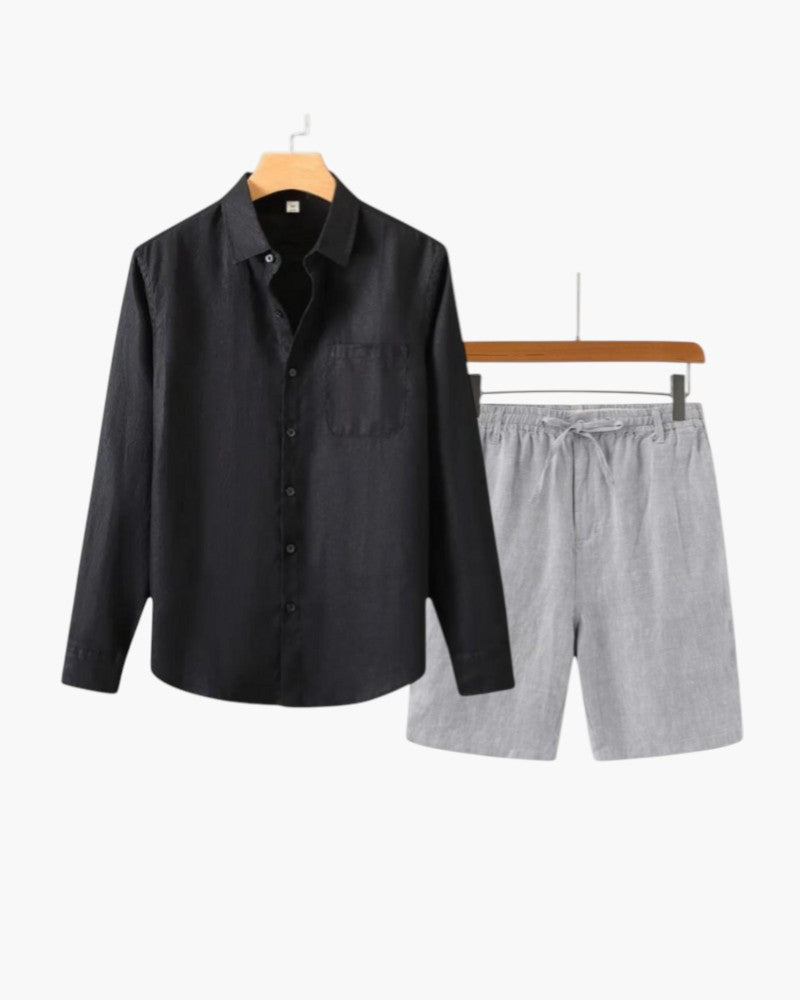 ELIRA VOGUE – LINEN SET COMBO (LONG-SLEEVE)