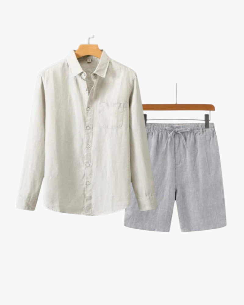 ELIRA VOGUE – LINEN SET COMBO (LONG-SLEEVE)