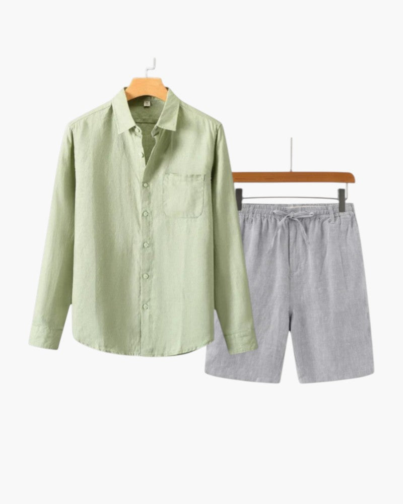 ELIRA VOGUE – LINEN SET COMBO (LONG-SLEEVE)