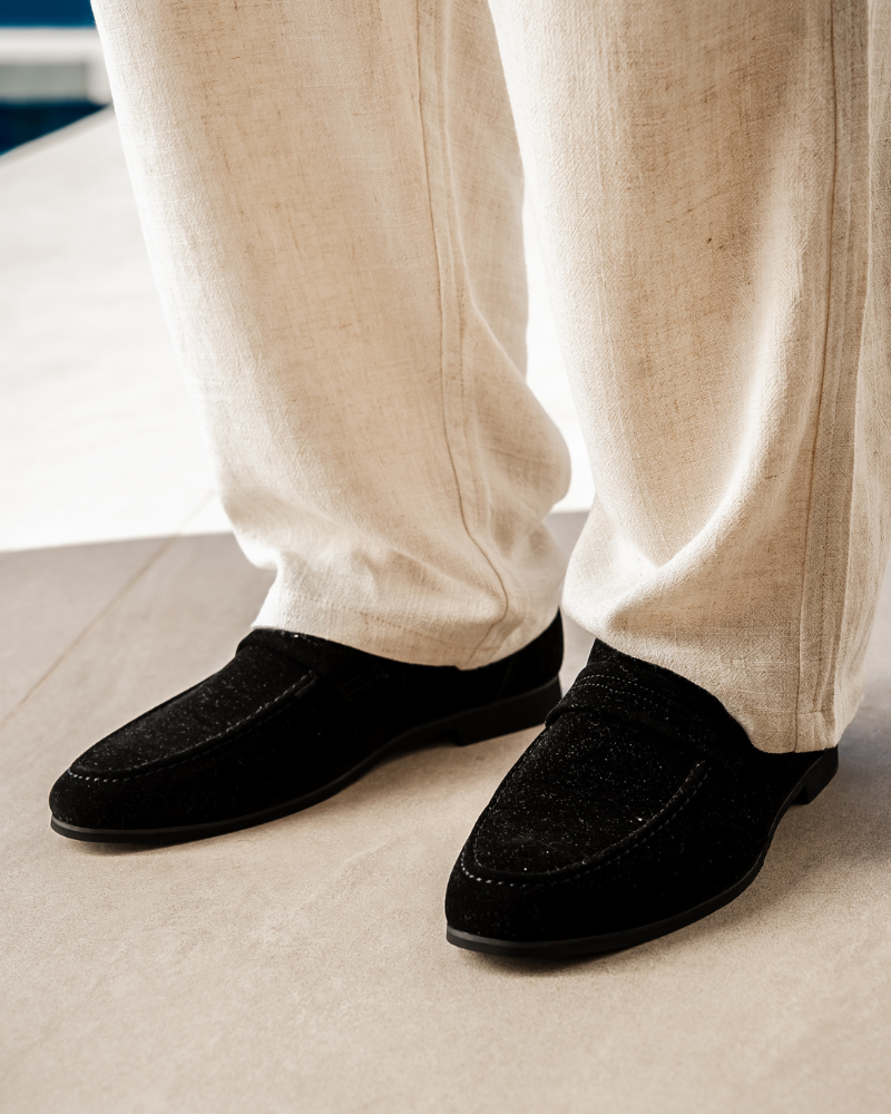 ELIRA VOGUE - SUEDE PENNY LOAFERS