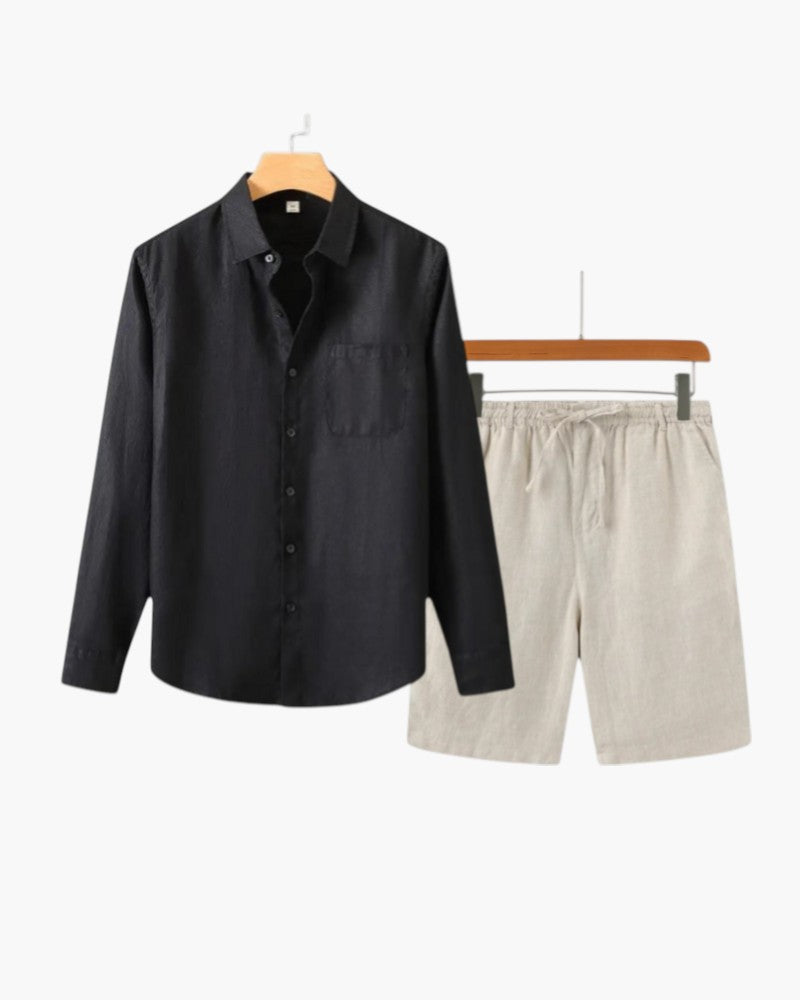 ELIRA VOGUE – LINEN SET COMBO (LONG-SLEEVE)
