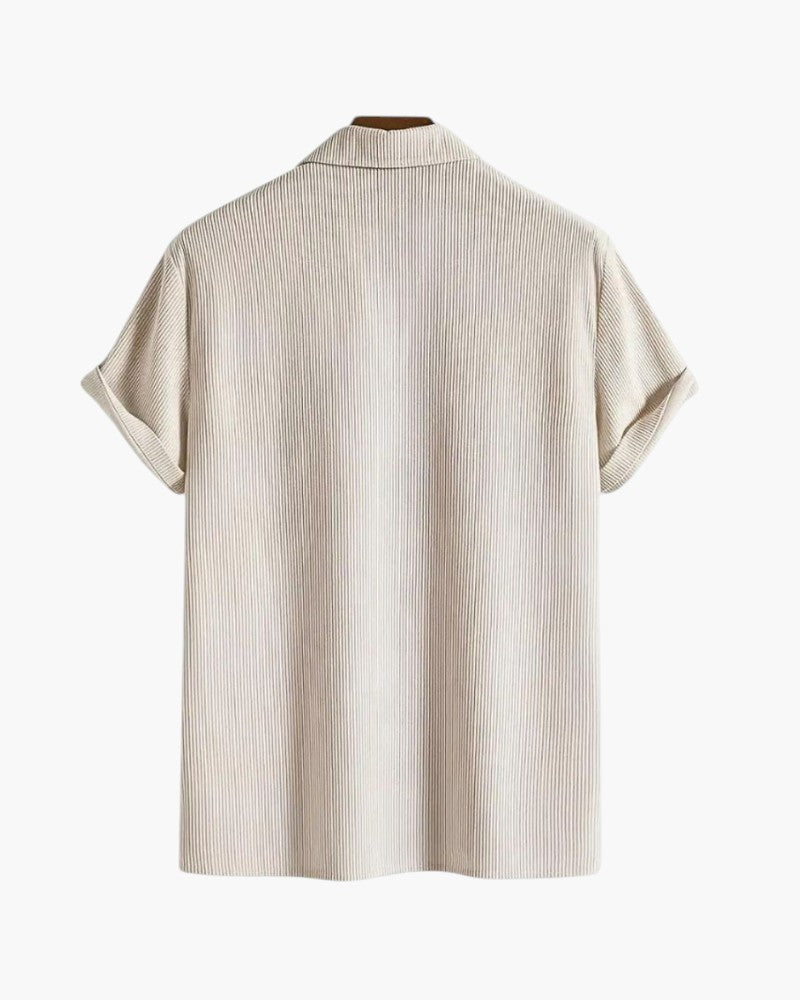 ELIRA VOGUE – RIBBED COTTON POLO