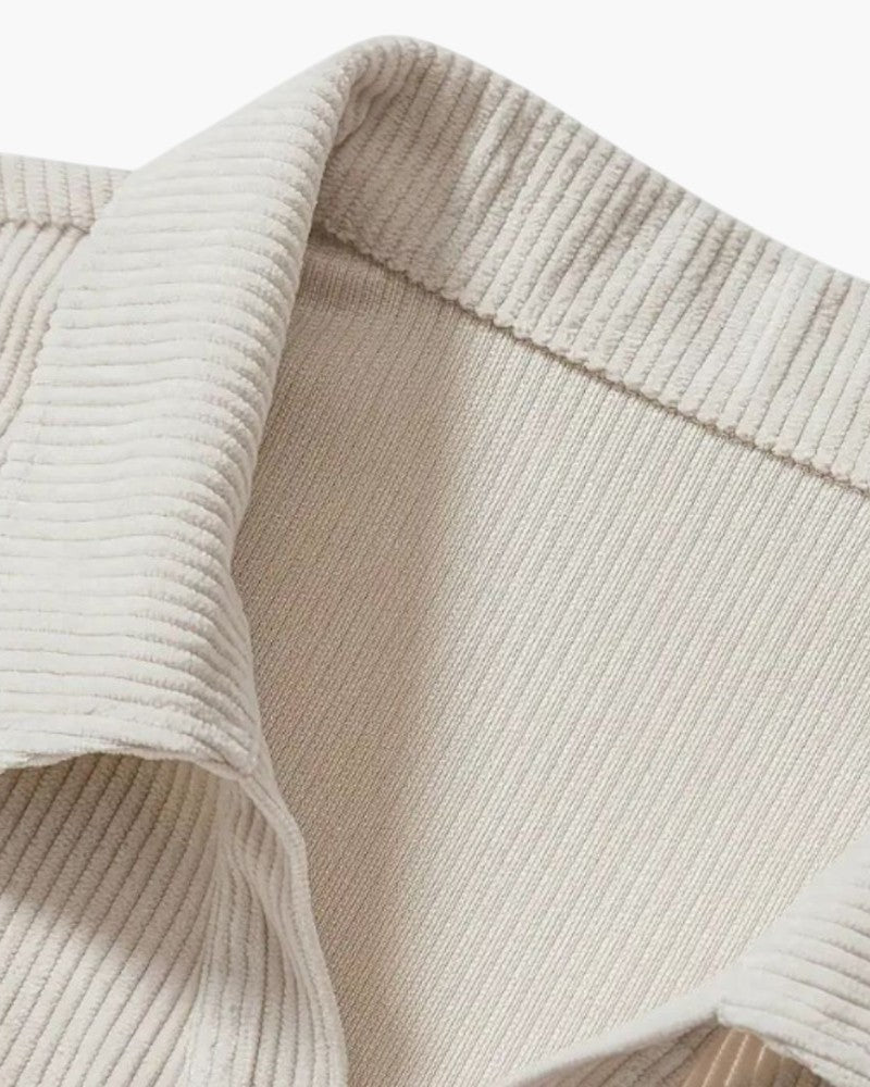 ELIRA VOGUE – RIBBED COTTON POLO