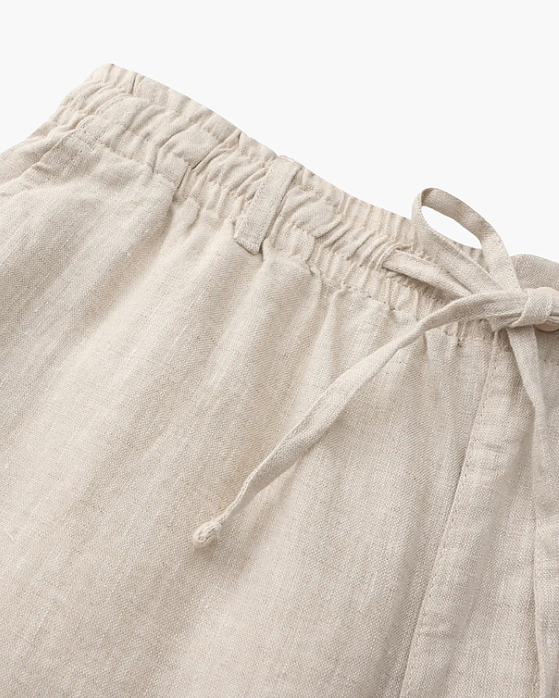 ELIRA VOGUE - SHORT LINEN PANTALON
