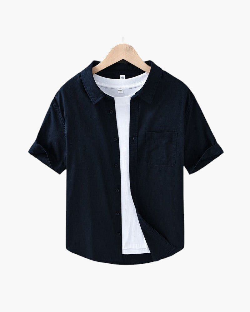 ELIRA VOGUE – LINEN TROPICANA BLOUSE