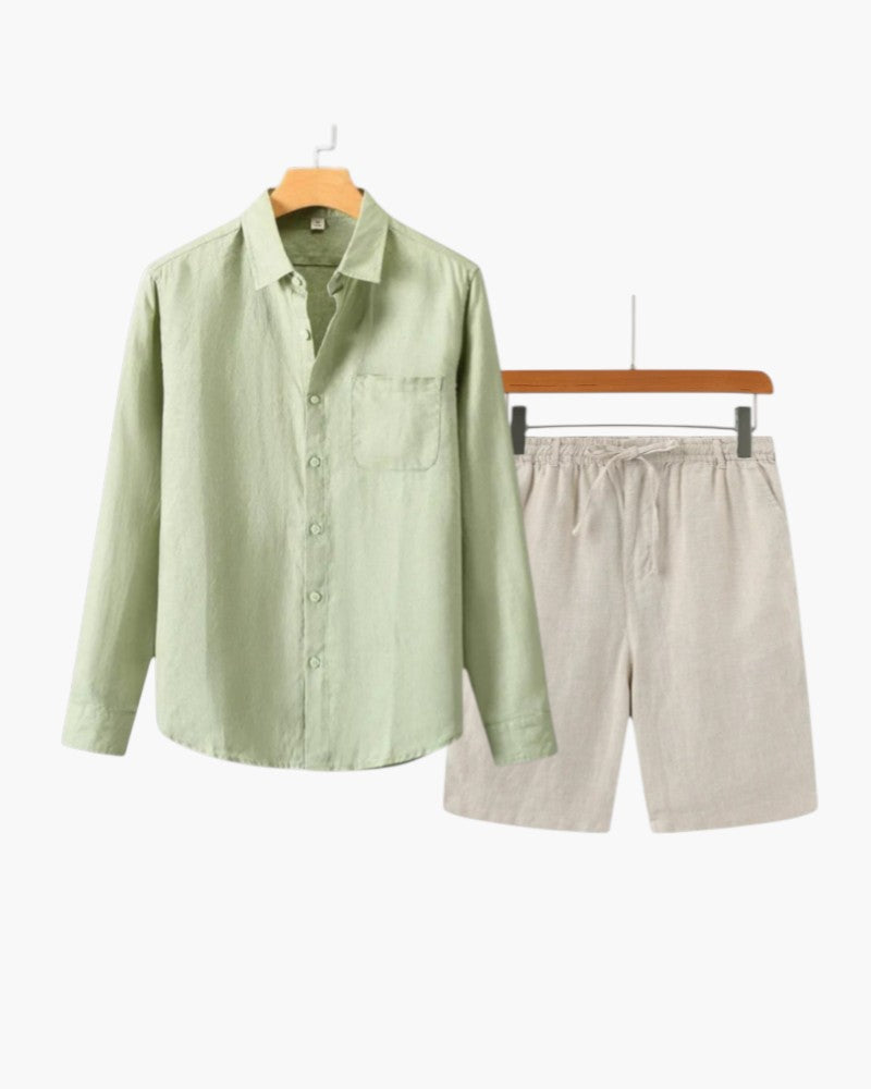 ELIRA VOGUE – LINEN SET COMBO (LONG-SLEEVE)