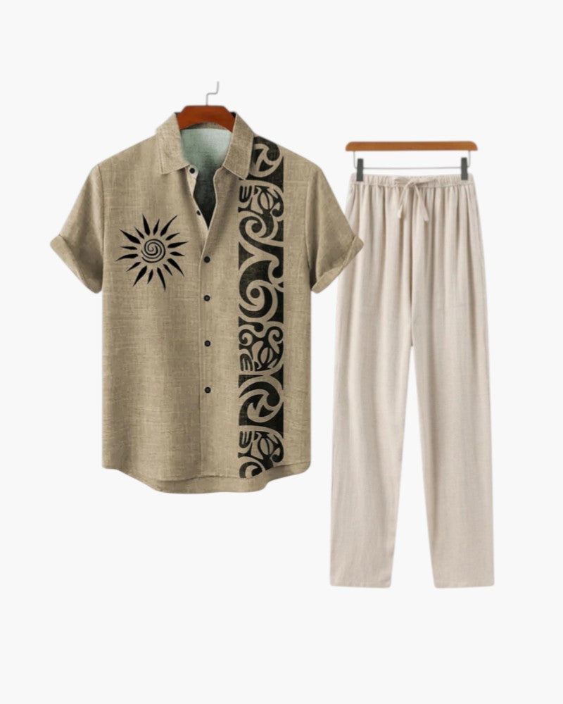 ELIRA VOGUE – LINEN SUNBREEZE SET