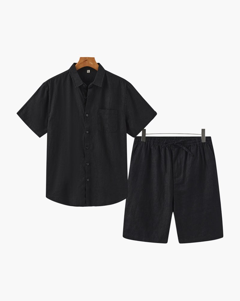 ELIRA VOGUE – LINEN SET COMBO (SHORT-SLEEVE)