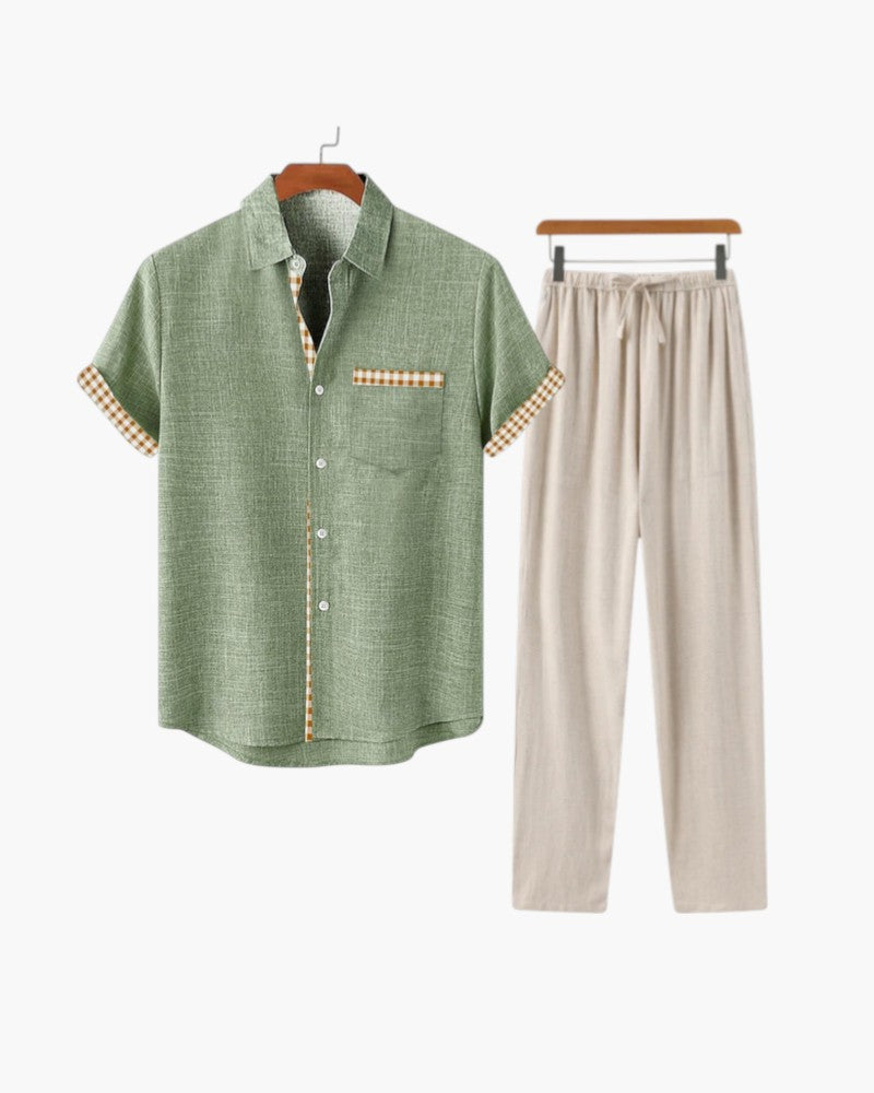 ELIRA VOGUE – LINEN SUNBREEZE SET