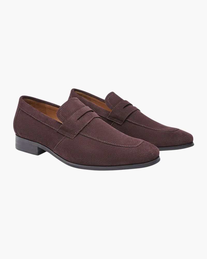 ELIRA VOGUE - SUEDE PENNY LOAFERS