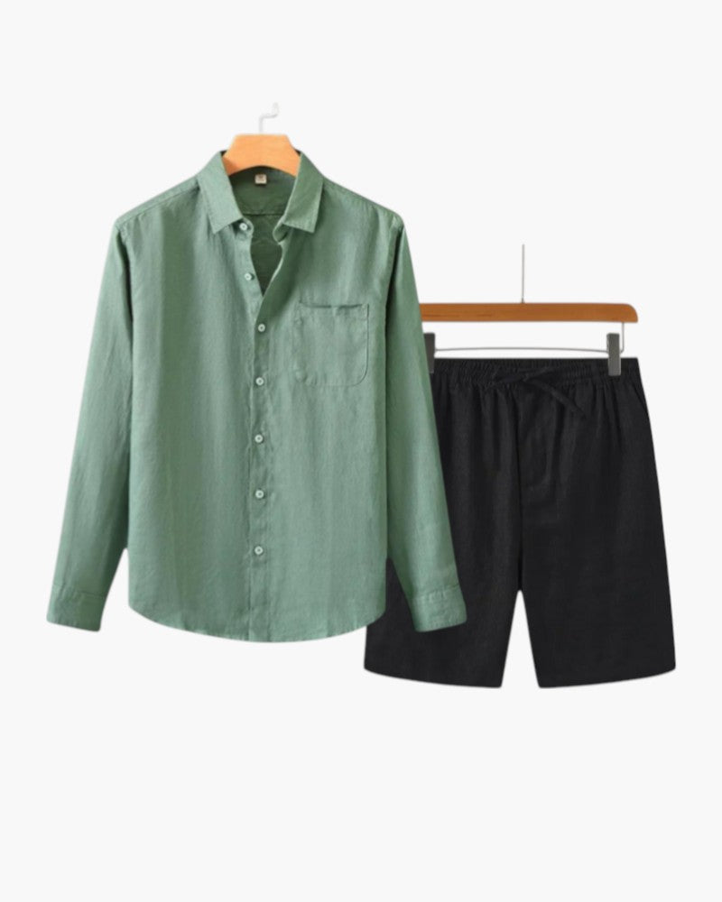 ELIRA VOGUE – LINEN SET COMBO (LONG-SLEEVE)