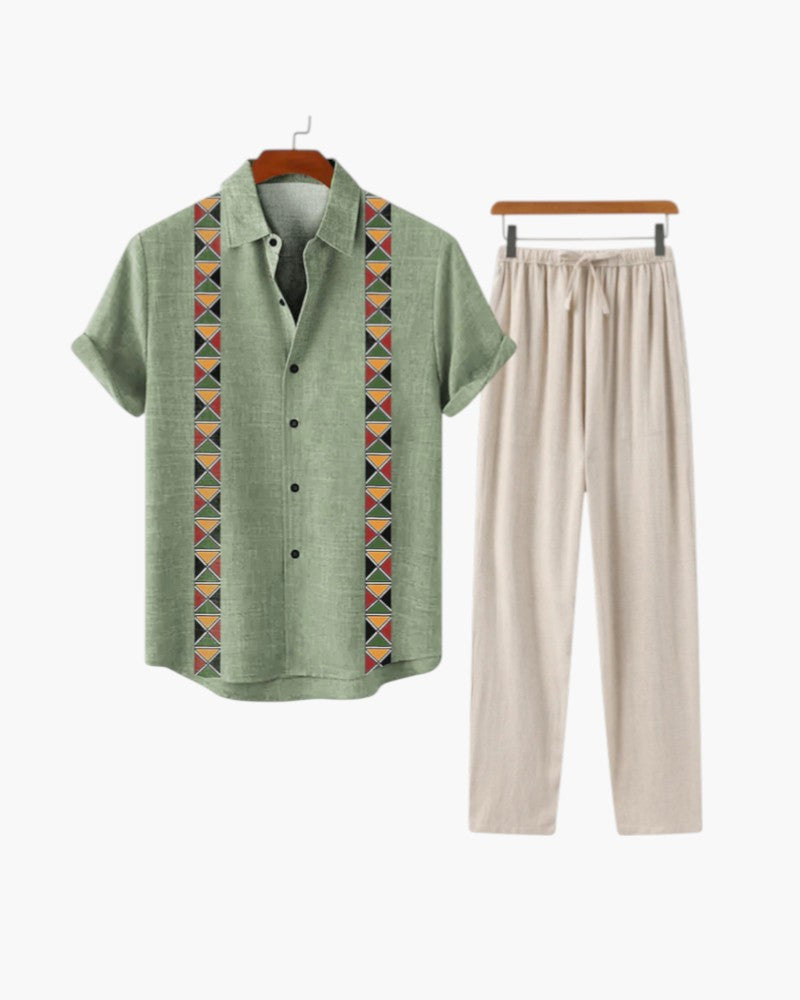 ELIRA VOGUE – LINEN SUNBREEZE SET
