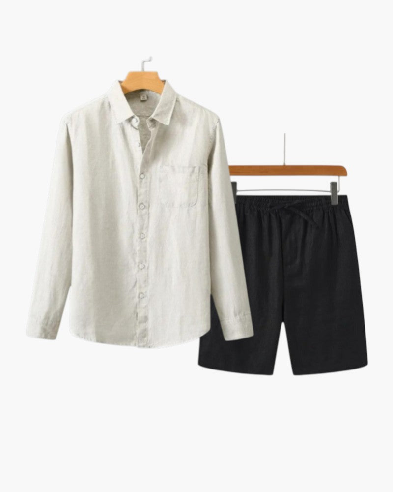 ELIRA VOGUE – LINEN SET COMBO (LONG-SLEEVE)