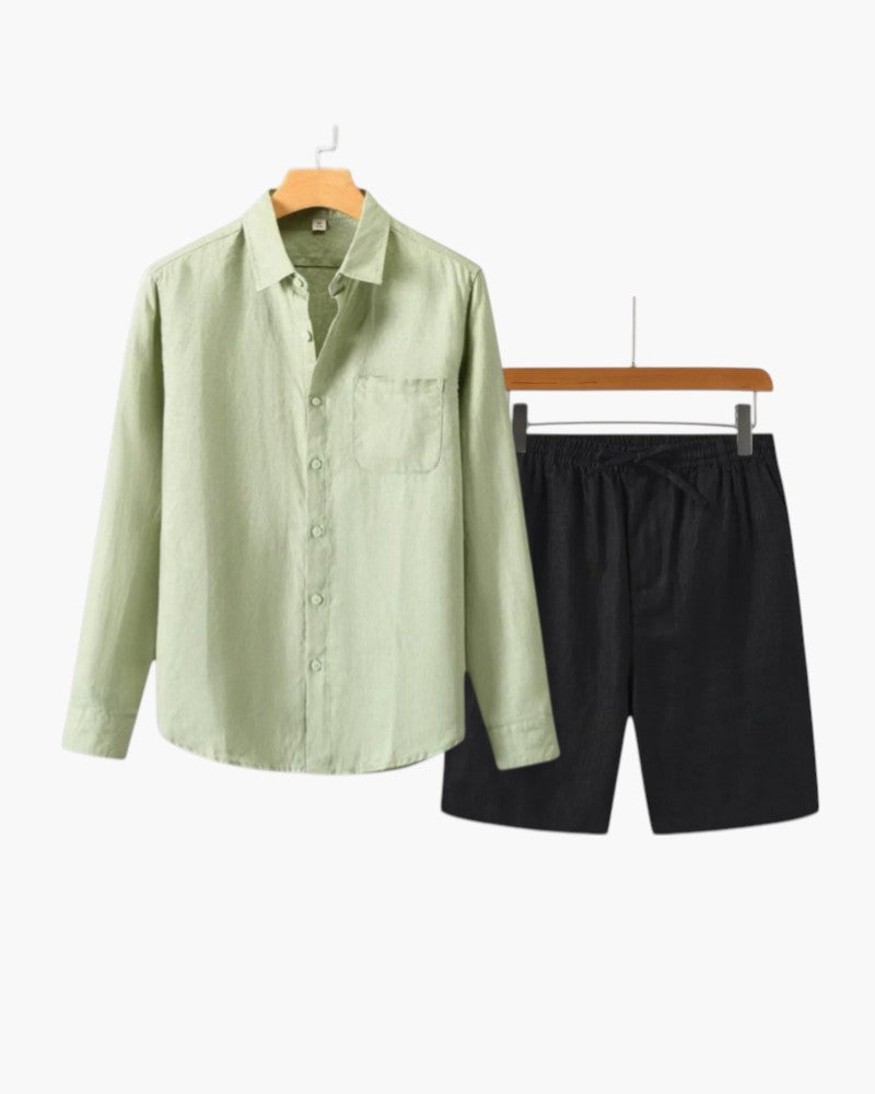 ELIRA VOGUE – LINEN SET COMBO (LONG-SLEEVE)