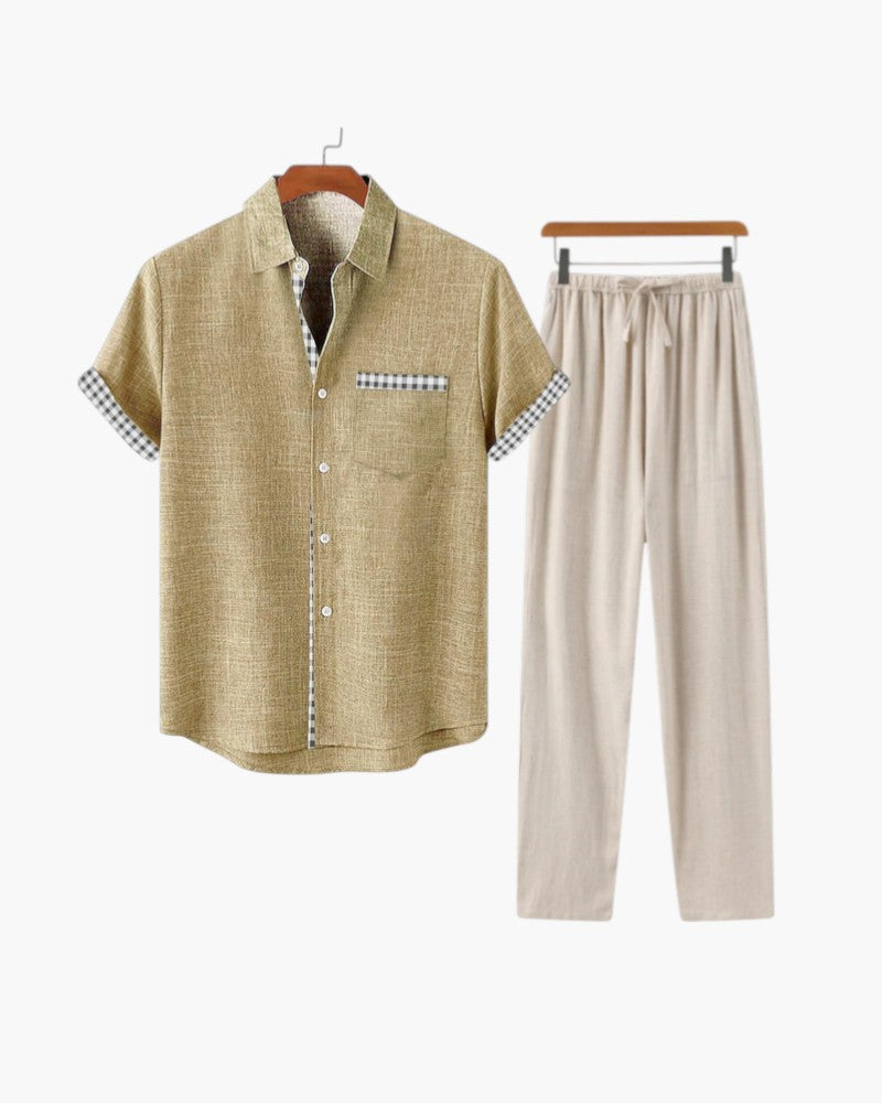 ELIRA VOGUE – LINEN SUNBREEZE SET