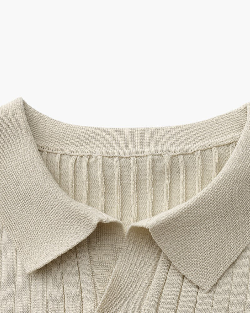 ELIRA VOGUE - RIBBED POLO