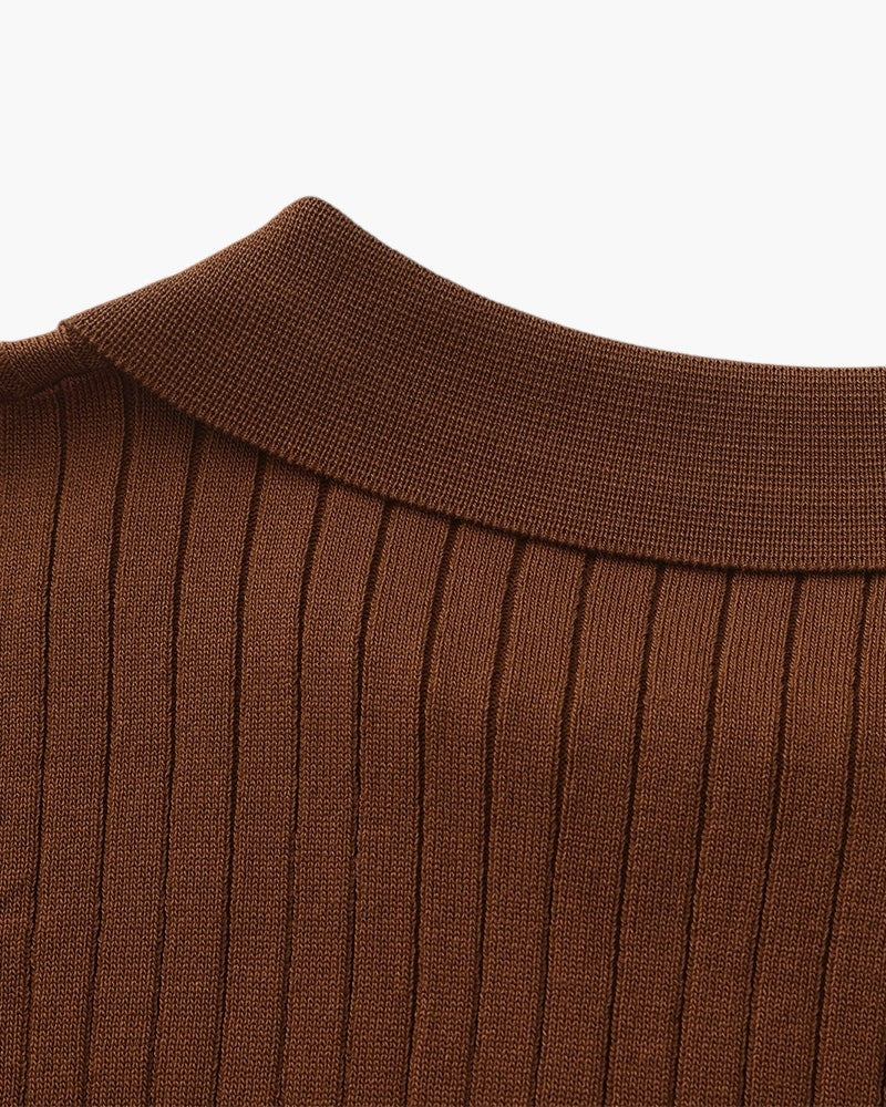 ELIRA VOGUE - RIBBED POLO
