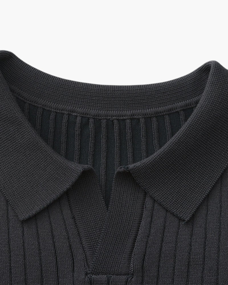 ELIRA VOGUE - RIBBED POLO