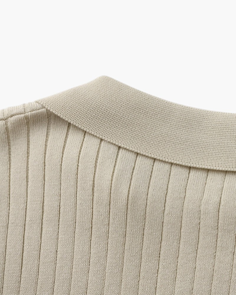 ELIRA VOGUE - RIBBED POLO