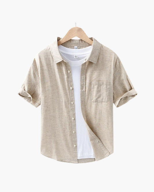 ELIRA VOGUE – LINEN TROPICANA BLOUSE