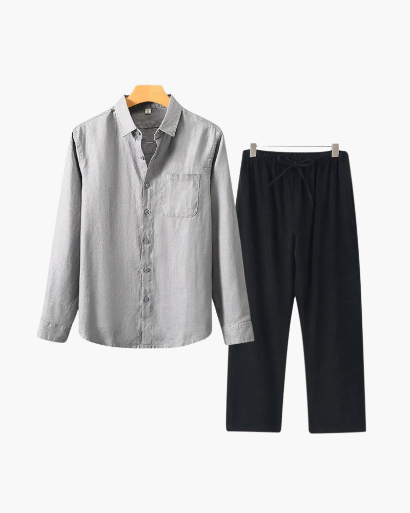 ELIRA VOGUE – LINEN SET COMBO (LONG-SLEEVE)