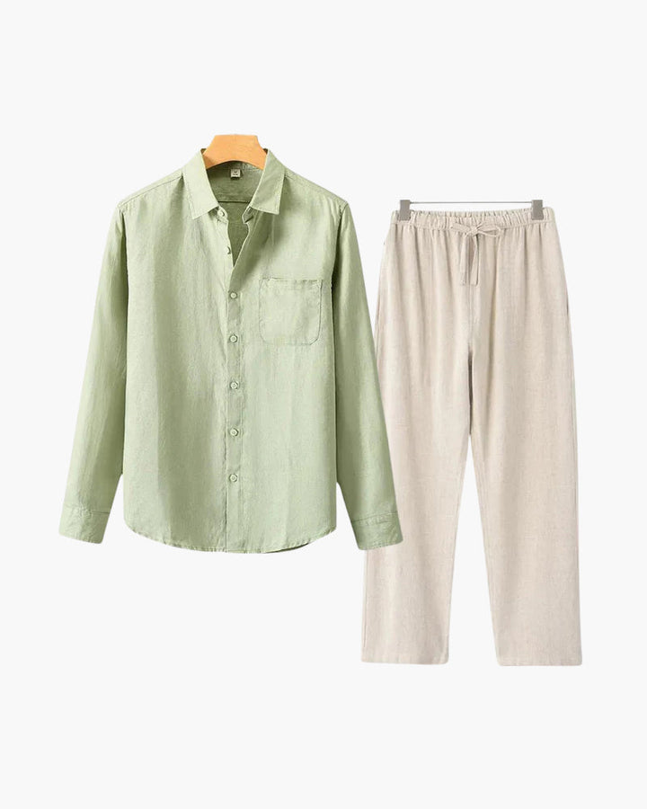 ELIRA VOGUE – LINEN SET COMBO (LONG-SLEEVE)