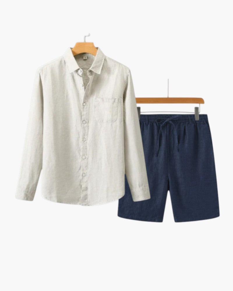 ELIRA VOGUE – LINEN SET COMBO (LONG-SLEEVE)