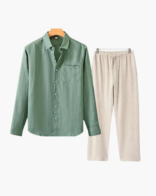 ELIRA VOGUE – LINEN SET COMBO (LONG-SLEEVE)