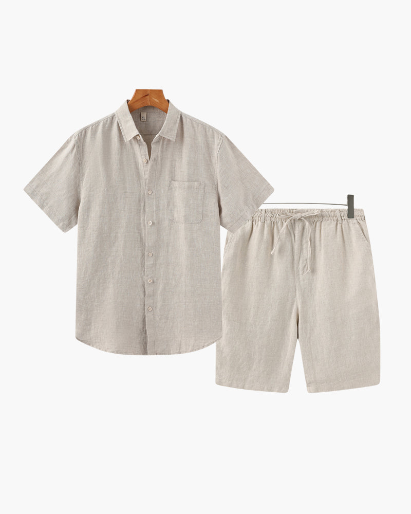 ELIRA VOGUE – LINEN SET COMBO (SHORT-SLEEVE)