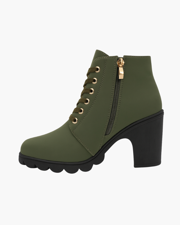 ELIRA VOGUE – LACE-UP ANKLE BOOTS