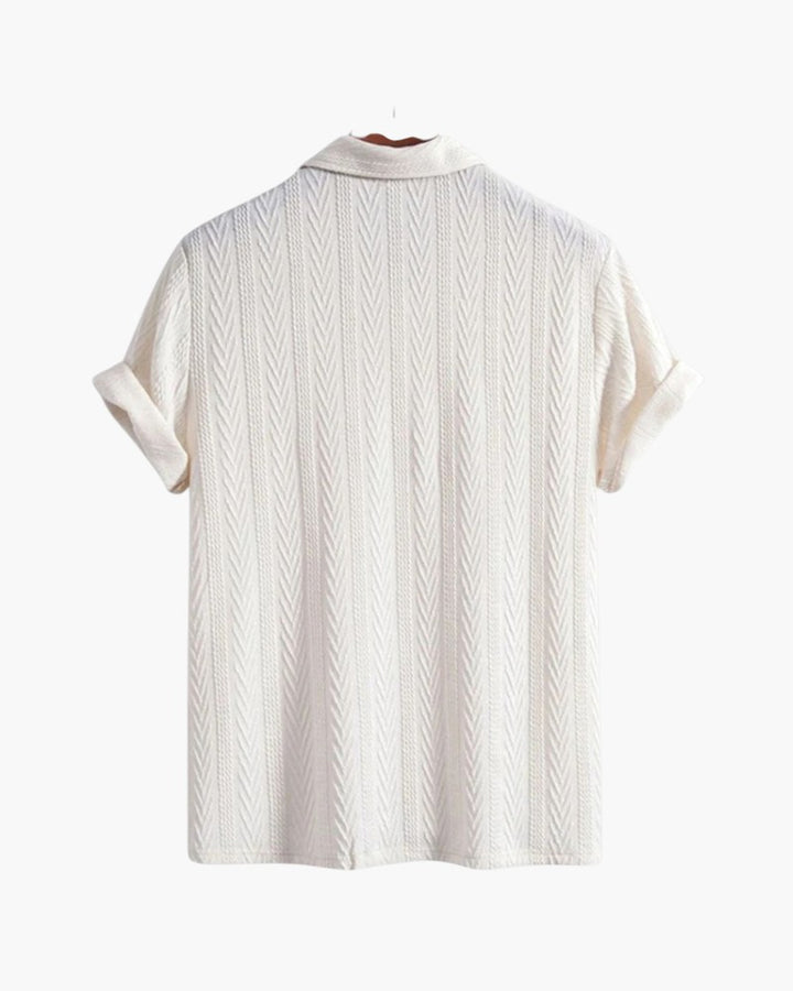 ELIRA VOGUE – COTTON CHEVRON POLO