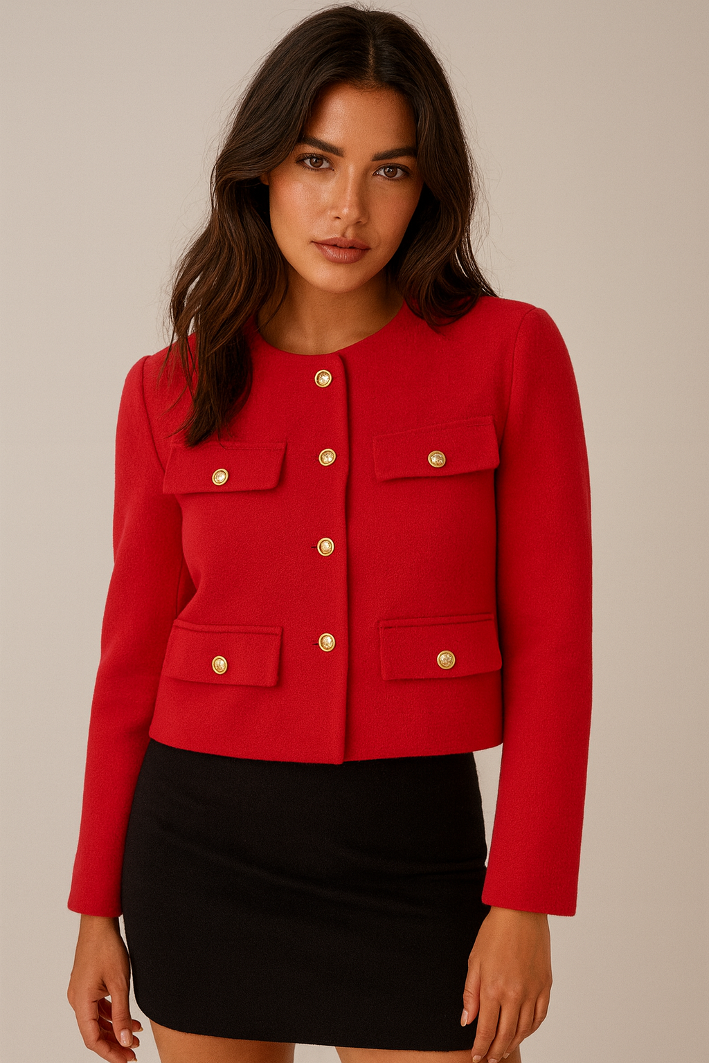 ELIRA VOGUE – SAVILE CROP BLAZER