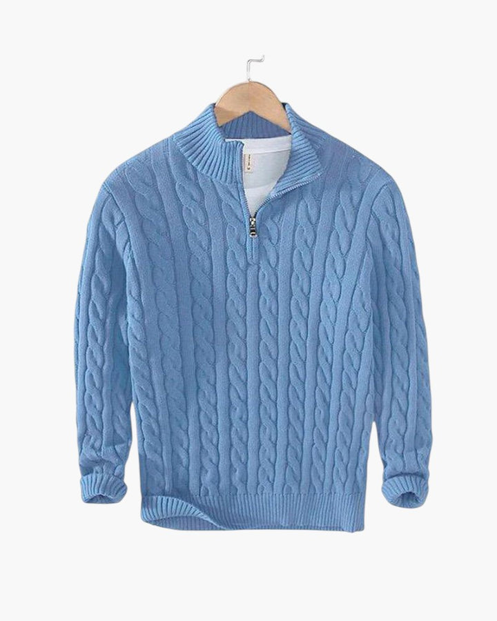 ELIRA VOGUE – HALF ZIP SWEATER