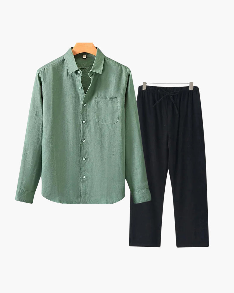 ELIRA VOGUE – LINEN SET COMBO (LONG-SLEEVE)
