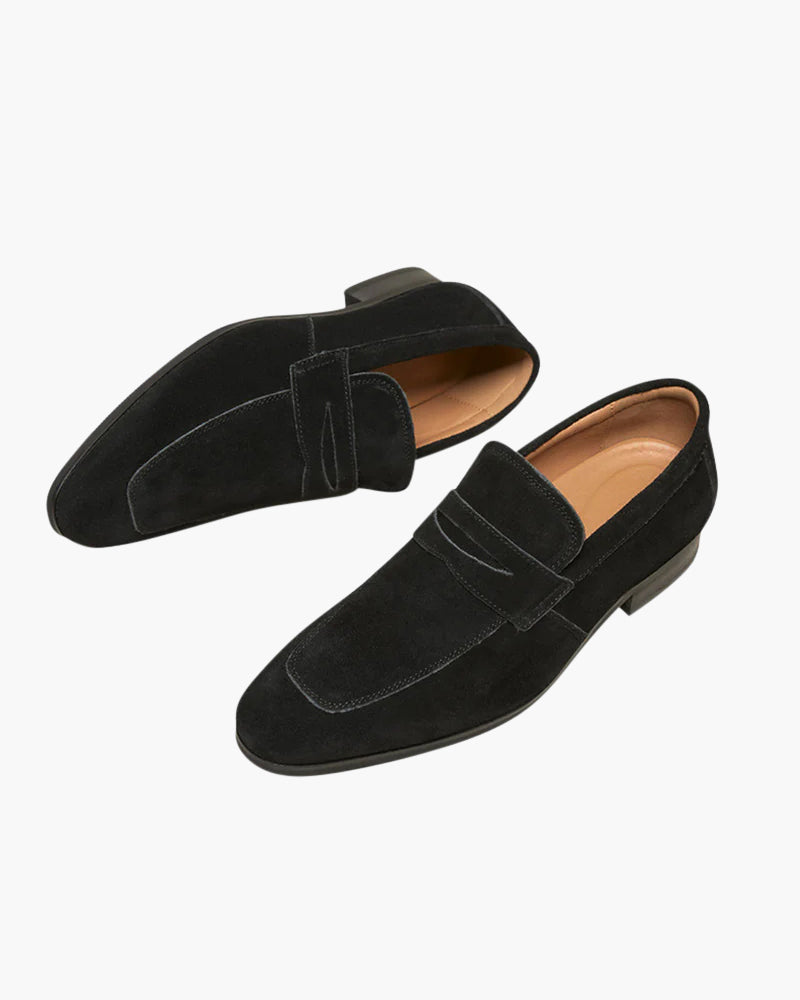 ELIRA VOGUE - SUEDE PENNY LOAFERS