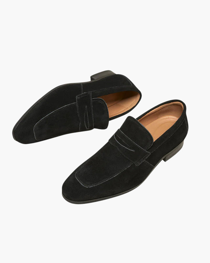 ELIRA VOGUE - SUEDE PENNY LOAFERS