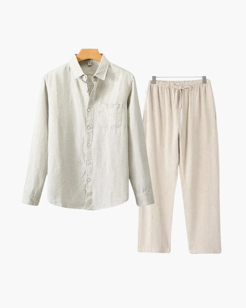 ELIRA VOGUE – LINEN SET COMBO (LONG-SLEEVE)