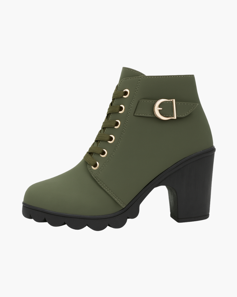 ELIRA VOGUE – LACE-UP ANKLE BOOTS