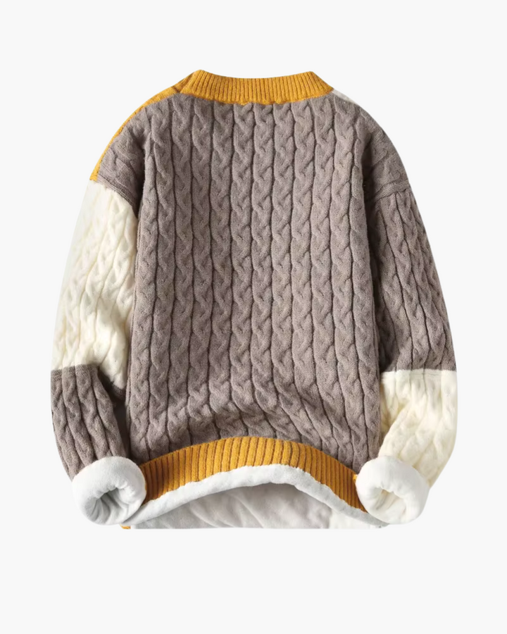 ELIRA VOGUE – KNITTED WOOL/COTTON SWEATER