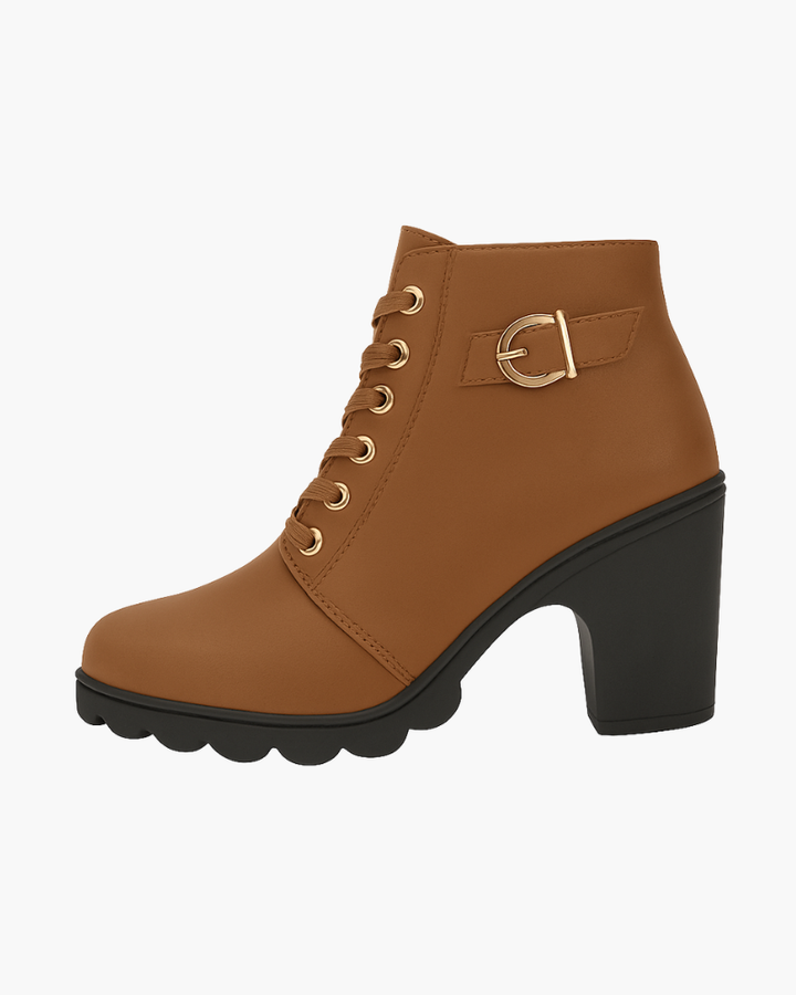 ELIRA VOGUE – LACE-UP ANKLE BOOTS