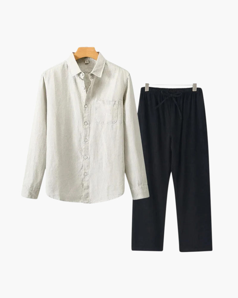ELIRA VOGUE – LINEN SET COMBO (LONG-SLEEVE)