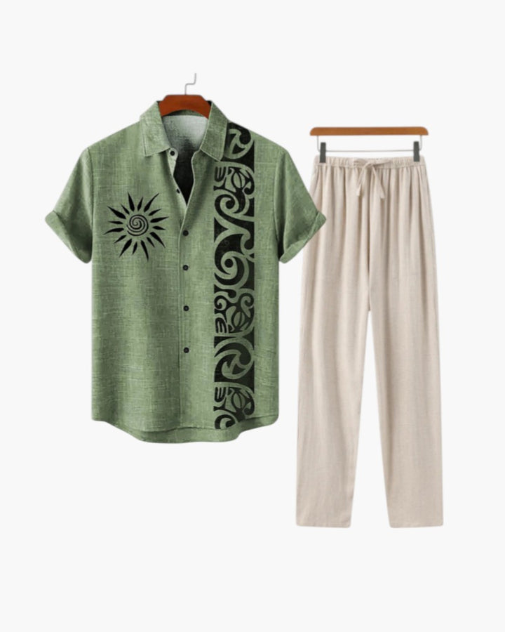 ELIRA VOGUE – LINEN SUNBREEZE SET