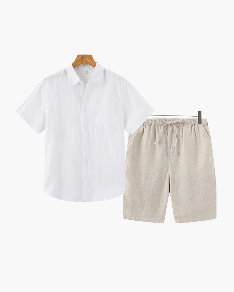 ELIRA VOGUE – LINEN SET COMBO (SHORT-SLEEVE)