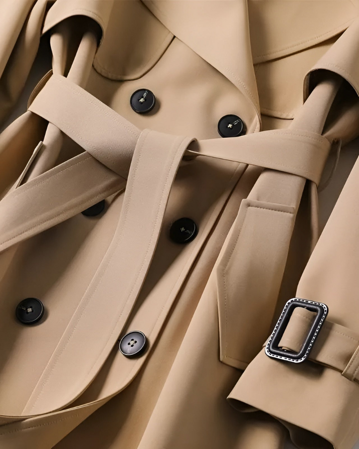 ELIRA VOGUE – LIGHT SHINY TRENCHCOAT